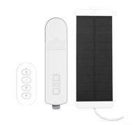 Smart Roller Blind Motor, Electric Curtain Motor, Language and Tuya APP Control, with Remote Control and Solar Panel, Compatible with Tuya's Zigbee System