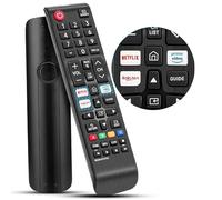 Universal Samsung Remote Controls For Smart Tv, Universal Samsung Tv Remote With Netflix, Prime Video, Rakuten Tv Buttons For All Samsung Tv Led Qled Uhd Frame Curved Solar Hdtv 3D 4K 8K Smart TVs