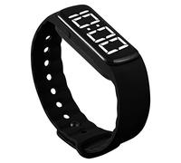 Smart School Educational Products Sensory Wrist Timer for Kids, Teachers, Students, Simple Reminder Watch with Silent Alarm Clock Wristband, Classroom Countdown (Black)