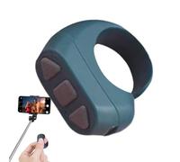 Smart Scroll Ring Controller, Wireless Ring Remote Control for Mobile Devices, Three-Button Rechargeable Ring for Hands-Free Side, Camera Closure, Video Control on Phones, Laptops, Table