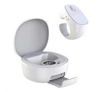 Smart Scrolling Bluetooth Remote R-ing- Multi-Function Finger R-ing Mouse for Selfies, Video Recording, E-Books & More | Works with PC, Laptop, Mobile & Tablet (White)