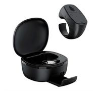 Smart Scrolling Bluetooth Remote Ring, Multi-Function Finger R-ing Mouse for Selfies, Video Recording, E-Books & More, Works with Mobile,Tablet, PC & Laptop (black)