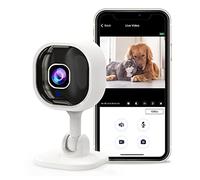 Smart Security Camera, 1080P HD Night Vision Wifi Camera with Motion Detector, Indoor Home Security Cameras for Baby Elder Dog Pet, Support 2 Way Intercom