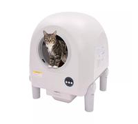 Smart Self-Cleaning Cat Litter Box with App Control, WiFi & Bluetooth Connectivity, Auto Odor Control, One-Touch Cleaning, Foldable Design for Space Saving, Safe for Cats with Overload Protection