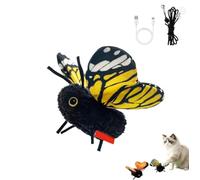 Smart Sensing Flapping Butterfly Toy Interactive Cat，A