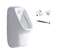 Smart Sensing Wall-Mounted Men's Urinal - Ceramic for High Traffic Areas in Bathrooms Restaurants Shopping Malls Bars Schools - Ideal for Outdoor & Commercial Use
