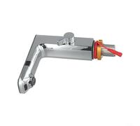 Smart Sensor Basin Tap Digital Display Screen Shows Water Temperature Hands-Free Operation Contemporary Deck Mounted Mixer Copper Brass Chrome Finish(Chrome)
