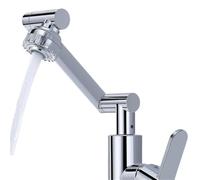 Smart Sensor Bathroom Faucet - Dual Mode Rotating Bidet Mixer for Kitchen Sink - Hot & Cold Water - Universal Fit - Easy to Use - Sleek Silver Finish