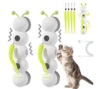 Smart Sensor Cat Toy Caterpillar, 2026 New Interactive Caterpillar Cat Wall Toy, Rechargeable Motion Activated Cats Toys for Hunting, Jumping, Perfect for Indoor Cats (2PCS)