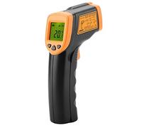 Smart Sensor Digital Infrared Thermometer AR320 Non Contact LCD Display L-aser Digital Infrared Thermometer 32℃~380℃ One Button Tester 0.5s Fast Respond Temperature Hand Tool Orange and Black