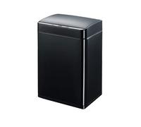 Smart Sensor Trash Can 12L Metal Garbage Bin for Kitchen & Living Room Stylish Black Waste Basket Automatic Touchless Operation Perfect for Home Use