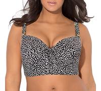 Smart & Sexy Women's Full-Busted Supportive Underwire Swimsuit Bikini Top, Fresh Water Pearl, 36D