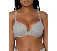 Smart & Sexy Women's Perfect Push-up Bra, Opaque, Light Grey Heather, 36A