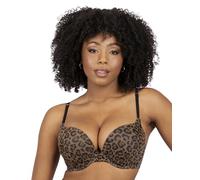 Smart & Sexy Women's SA276 Push Up Bra, Leopard, 34B