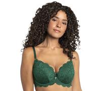 Smart & Sexy Women's Signature Lace Push Up Bra-Perfect for Seeking Effortless Style and Comfort, Emerald, 34C