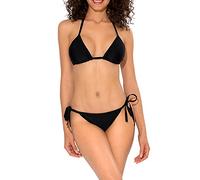 Smart & Sexy Women's String Bikini Set, Black Hue, XX-Large