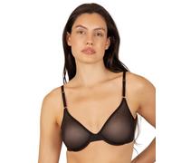 Smart & Sexy Women's Sujetador Demi Con Aros Rejilla Transparente Demi Bra (Pack of 2)