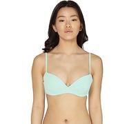 Smart & Sexy Women's Swim Convertible Push-up Bikini Top Swimwear Secret Line, Mint Chip, 32A