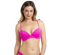 Smart & Sexy Women's Swim Secret Convertible Push-up Bikini Top, Fuchia Sizzle, 32A