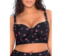 Smart & Sexy Women's Swimwear Lightly Lined Underwire Bikini Top, Sweet Cherry, 3 8D US