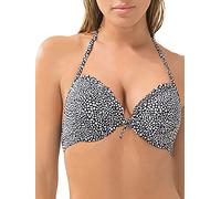 Smart & Sexy womensSA1004Swim Secret Push-up Bikini Top Bikini Top - Black - 32A