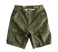 Smart Shorts Mens Knee Length Camo Cargo Multi Pocket Dress for Men Men's Drawstring UK Short Chino 5" Slim Fit Fashion Combat Outdoor Gym Training Walking D-Green XL
