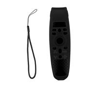 Smart Silicone TV Remote Control Cover Protective Shockproof Non Slip Case for MR 20 Controller with Lanyard Black (Black Set)