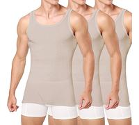 Smart Sir Men's Tank Top 3/5 Pack 100% Cotton Undershirt All Sizes and Colours, Grey *3, M