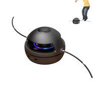 Smart Skipping Rope, New Cordless Skipping Ropes for Adults Kids with Bluetooth Music, 1-10 Speed Remote Kids Jump Rope Machine with Counter, Family Games (Black)