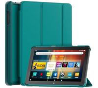 Smart Slim Folding Stand Cover with Soft PU Back Cover, Please Refer Black for Compatibility - Emerald