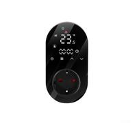 Smart Socket Thermostat with WiFi, Plug-in Temperature Controller with Probe for Reptile Vivarium, Greenhouse & Underfloor Heating Alarm(1)