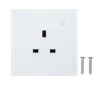Smart Socket Wall Mounted ABS Timing Panel Wireless Remote Controllable Smart Outlet 16A (For ZigBee)