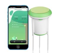 Smart Soil Moisture Meter: Zigbee Soil Tester with Moisture/Temperature Sensor, Smart Life App Control, Reliable Data, Tuya Zigbee Hub Required, Soil Moisture Sensor for Garden Lawn Greenhouse