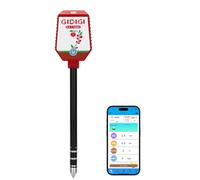 Smart Soil pH Moisture Tester, 8 in 1 Digital Soil Test Kit for House Plants, 24h monitoring Soil pH/Sunlight Intensity/Fertility/EC/Salt/Temperature/Humidity/Moisture for Garden, Lawn, Farming, Yard