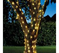 Solar Firefly Solar-Powered Warm White 100 Led Outdoor String Lights
