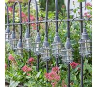 4.7M Suri Metal Cage Solar LED String Lights - 10 Lights