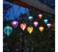 Smart Solar Balloon Rainbow String Lights - Set of 10