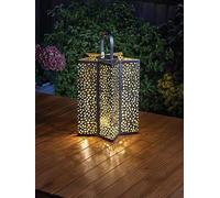 Solar Silhouette Lantern Light LED Large Hanging Star Garden Xmas Decoration