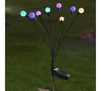 Smart Solar Clear Gloglobes Solar-Powered 1Lm Led Outdoor Stake Light