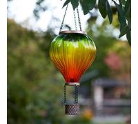 Smart Solar Dawn Metal & Plastic Solar-Powered Outdoor Integrated Led Medium Balloon Hanging Lantern