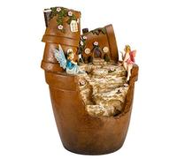 Smart Solar Elvedon Fairy Plant Pot Garden Water Feature Fountain