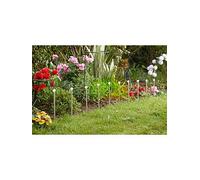 10 Pack Solar Garden Stake Light 10 Warm White LED - 44cm GlowBall by Smart Solar