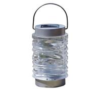 Smart Solar JNS_470832 Wave Stainless Steel Lantern (Solar Powered), Multi-Colour