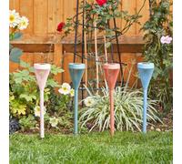 Smart Solar Light Multi Stake Light Solar-Powered 1Lm Integrated Led Outdoor Stake Light, Pack Of 4