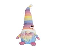 Smart Solar Marshmallow Gonk Large Seated 50cm Pastel Rainbow Decoration