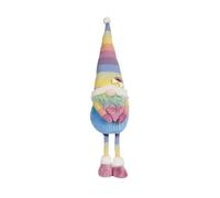 Smart Solar Marshmallow Gonk Standing 55cm Pastle Rainbow Plush Holding Heart, 5034005