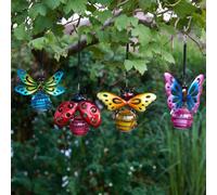 Smart Solar Multi-Coloured Bug Solar-Powered Integrated Led Outdoor Decorative Light