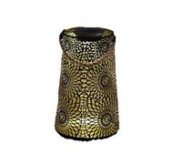 Smart Solar Muscat Solar Powered LED Metal Lantern - 24cm