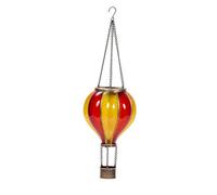 Smart Solar Orange & Red Plastic Solar-Powered Outdoor Led Medium Decorative Light