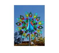 Smart Solar Peacock Wind Spinner One Colour